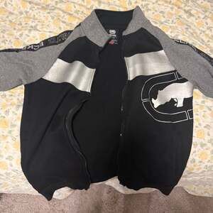 Ecko UNLTD Gray and Black Full Zip Track Jacket